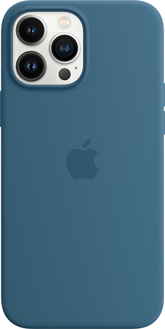 Apple Silicone Case with MagSafe - iPhone 13 Pro Max - Aqua Blue Jay